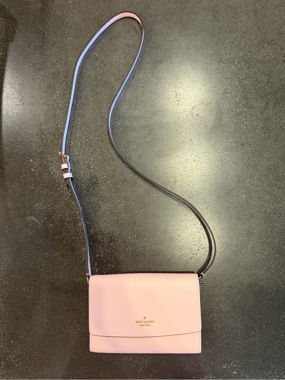 kate spade Blush Pink Leather Crossbody Bag
